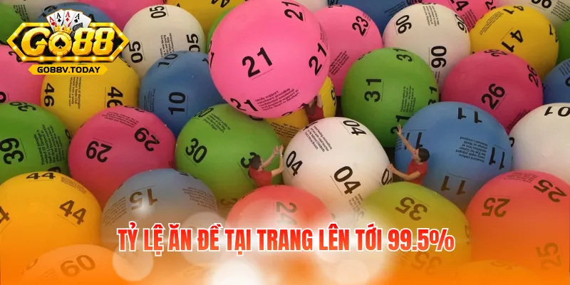 Tỷ lệ ăn đề tại trang lên tới 99.5%
